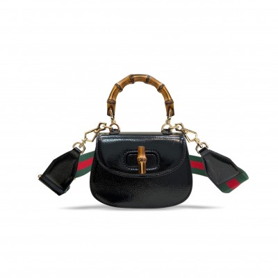 GUCCI BAMBOO 1947 MINI PYTHON BAG 786482 (17*12*7.5cm)